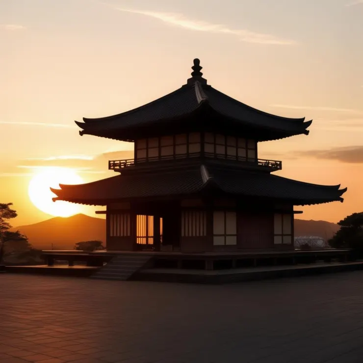臨軒閣夕照