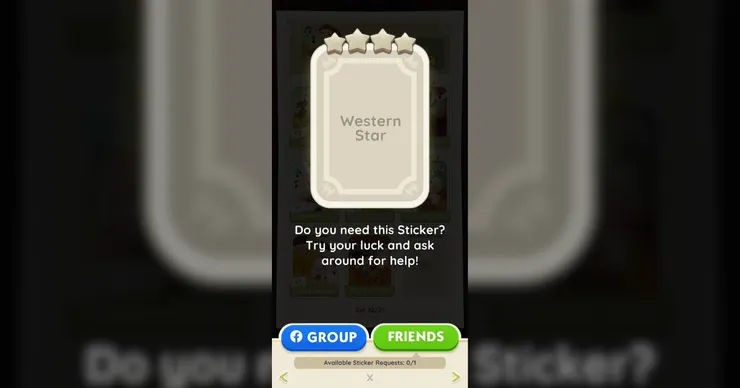 可向好友、或上官方群組要求沒有的卡片，