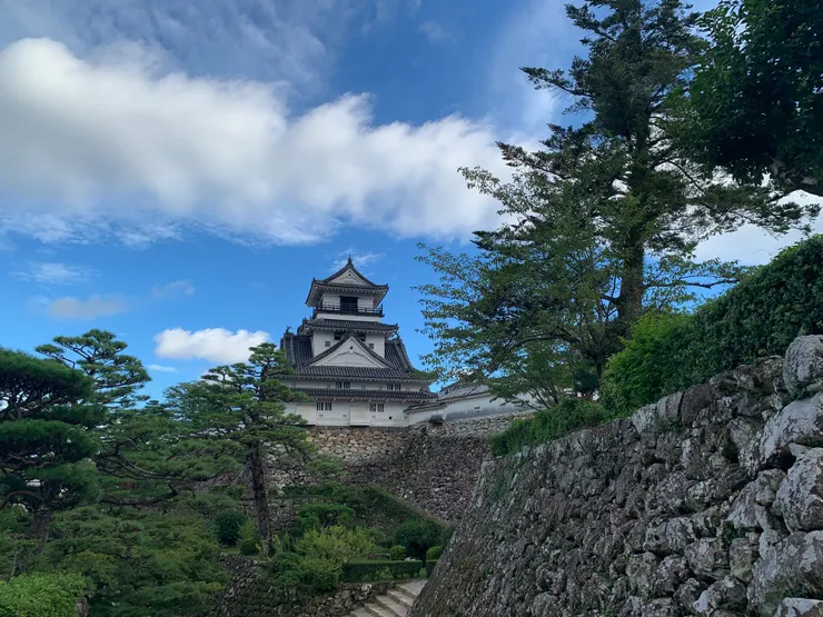 高知城天守閣。