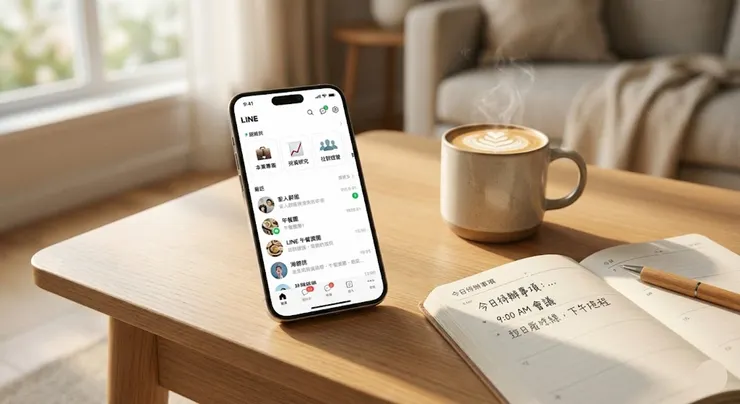 透過 LINE 的置頂功能將任務分流，讓妳在不同角色間快速切換，是維持工作效率的第一步。