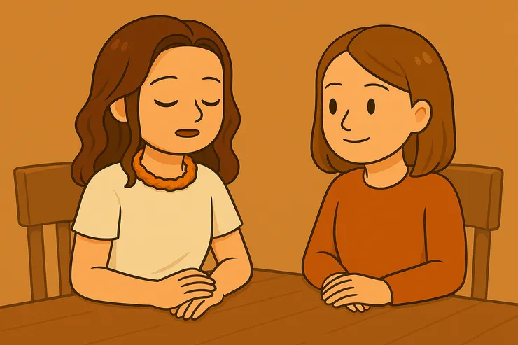 這次鼓起勇氣說出自己真實的想法， 雖然中途一度卡卡的，但練習說出口的感覺真的蠻好。 原來被聽懂，是這樣的滋味。 對我來說很寶貴，也很感謝。