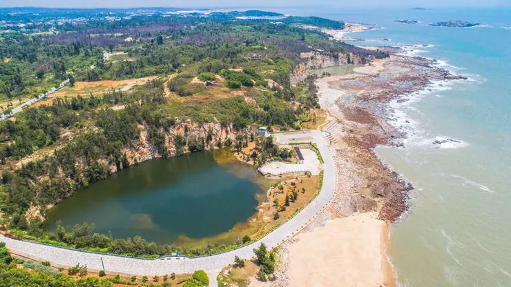 南石滬公園空拍圖