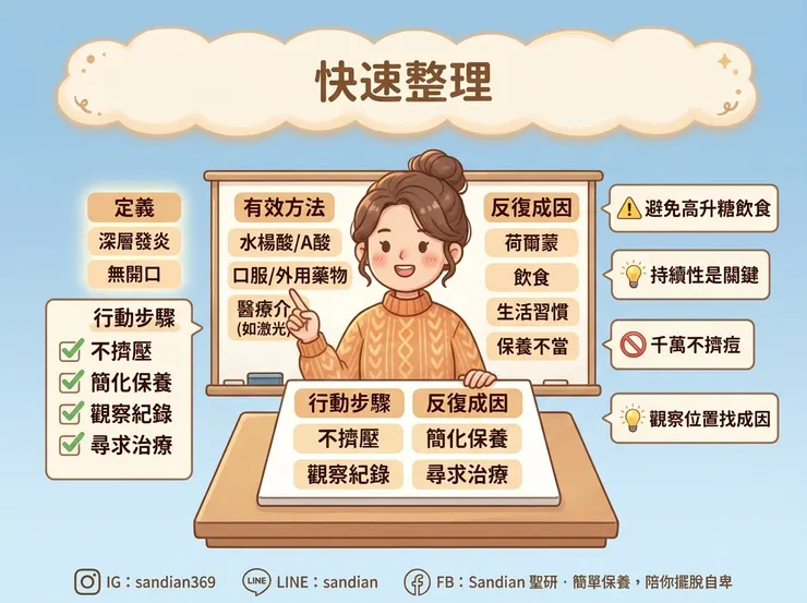 痘痘快速整理重點 