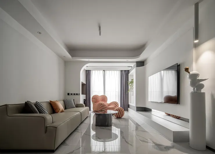 從零設計 | 圓形天花板設計讓 29 層小屋瞬間提升。廣東潮州透明清新家居設計的秘密揭曉。