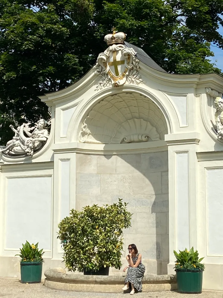 美景宮一隅 Schloss Belvedere Wien