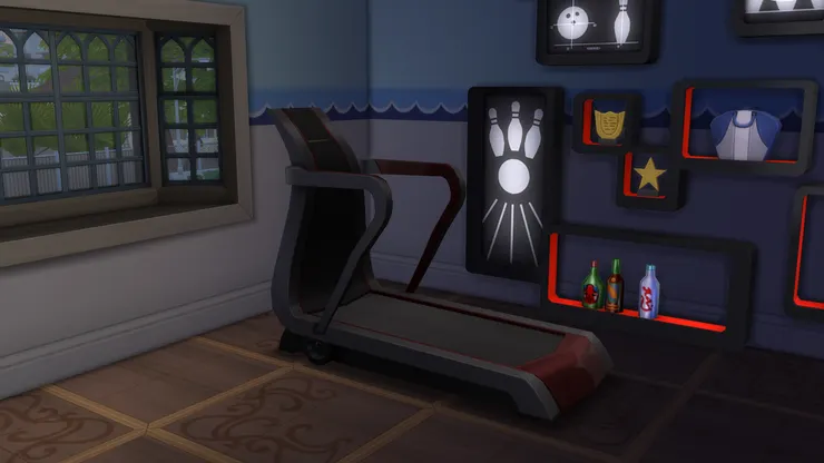 夜神家有錢，所以健身器材都是高級貨，還有誇張的裝飾，愛炫！