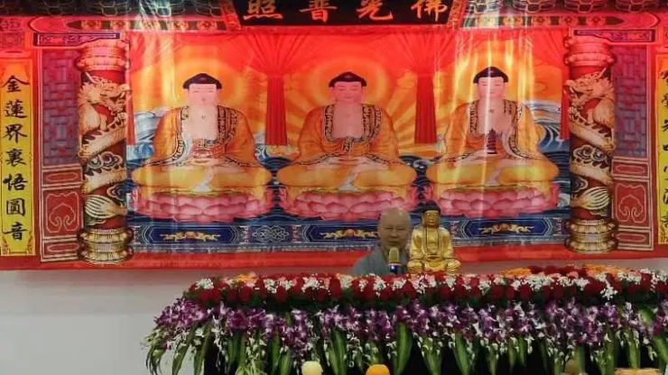 ▲福建漳州雲霄靈鹫寺 首屆精進佛七法會 引領信衆深入佛法（圖/漳州雲霄靈鹫寺提供）