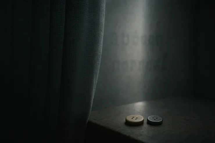 簾後的字雖模糊，卻因曾救過而自帶溫度。