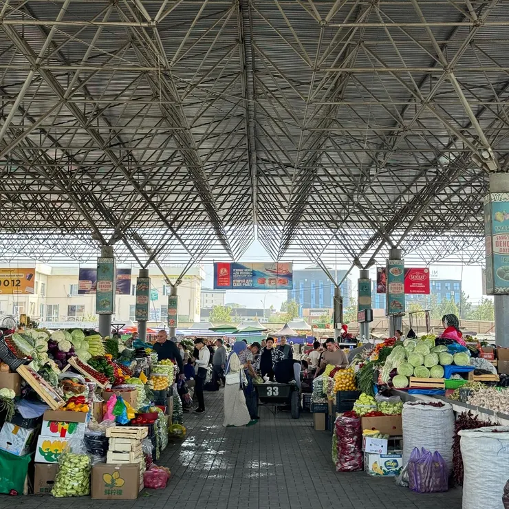 中央市場一隅