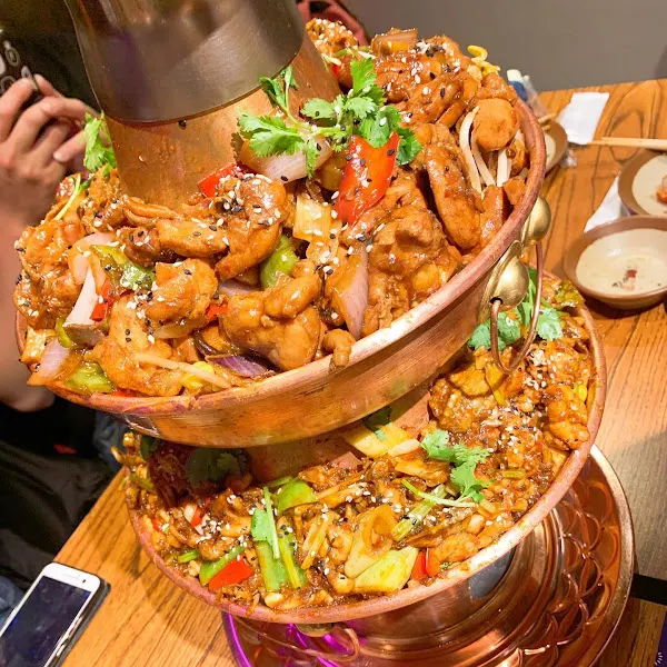 北京 巴四老城區.炭火蛙鍋