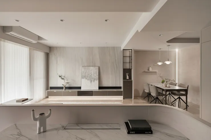 (案例分享：不管多少科技與狠活，綠、淨、靜就是我要的現代簡約風｜高雄藝瓦室內設計)