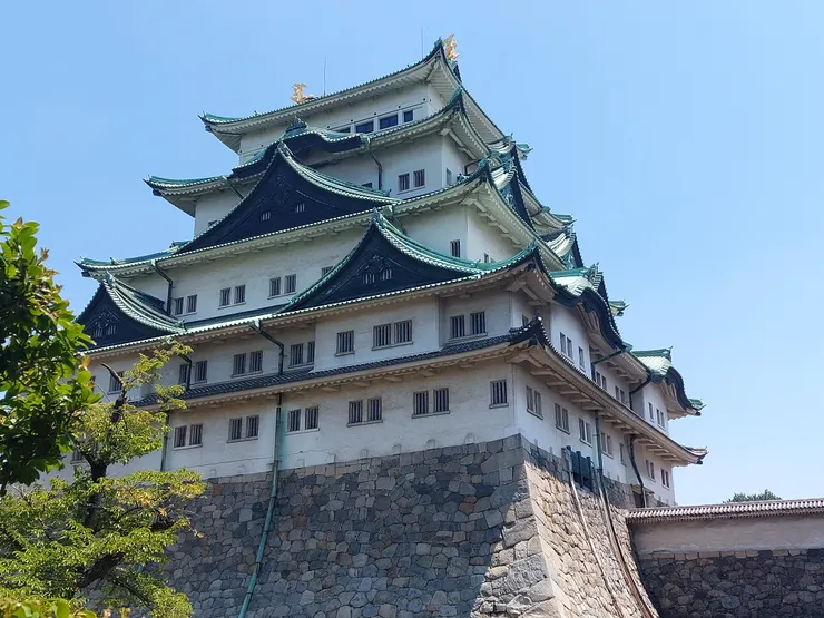 近拍名古屋城，但很可惜去的時候內部正在整修，所以只能在外面欣賞