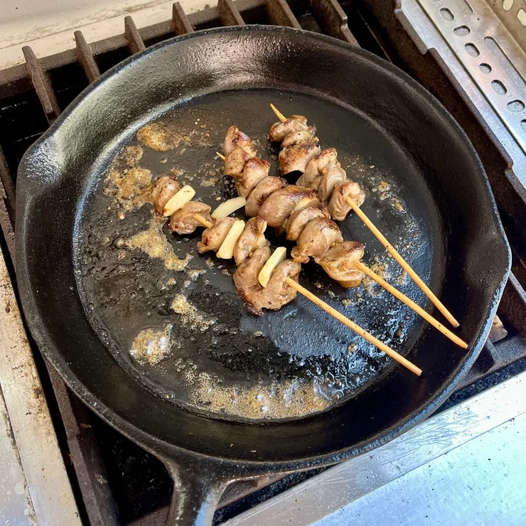 煎到米酒幾乎都乾了就可以起鍋囉