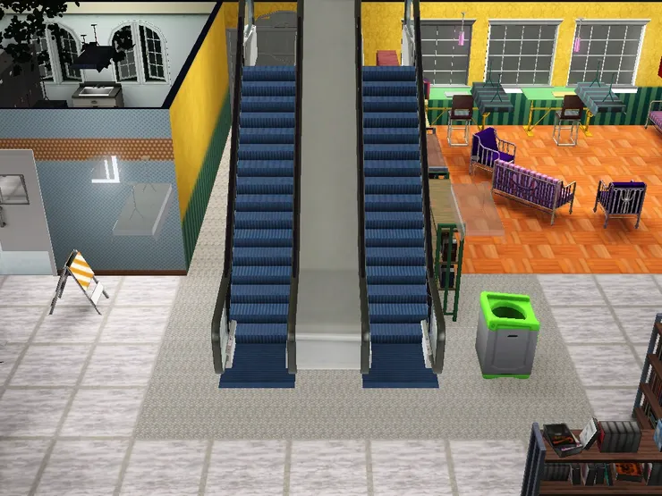 梯級看起來似乎太短,但我用普通樓梯拼過是一樣的。小人也能當樓梯上下。