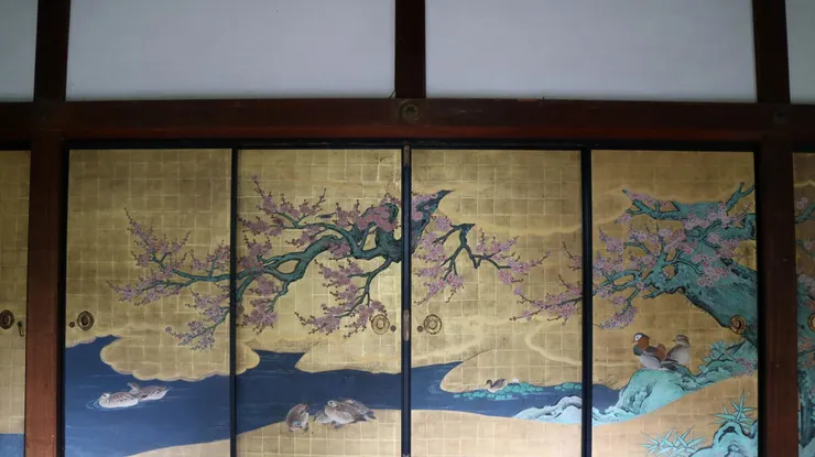 圖05 宸殿裡精緻華美的拉門