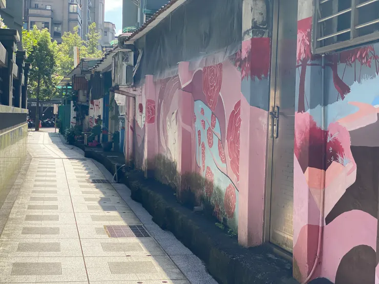 興隆路四段165巷48號大樓與隔壁公寓之間的無名巷，原本是一條河道，地底下仍有水在流