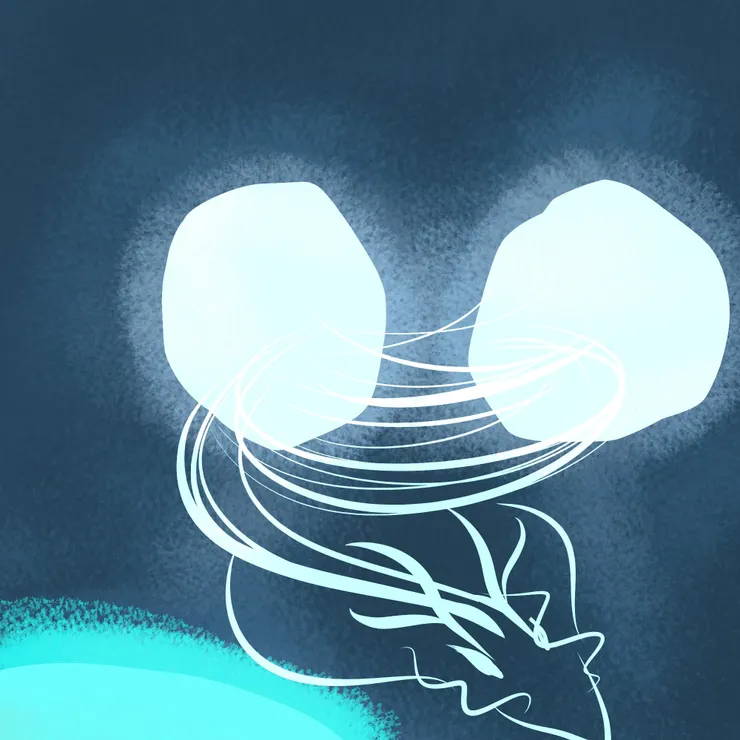 鐘乳石洞中有一個池子，裡面全是水晶，照亮空間 - 2023/05