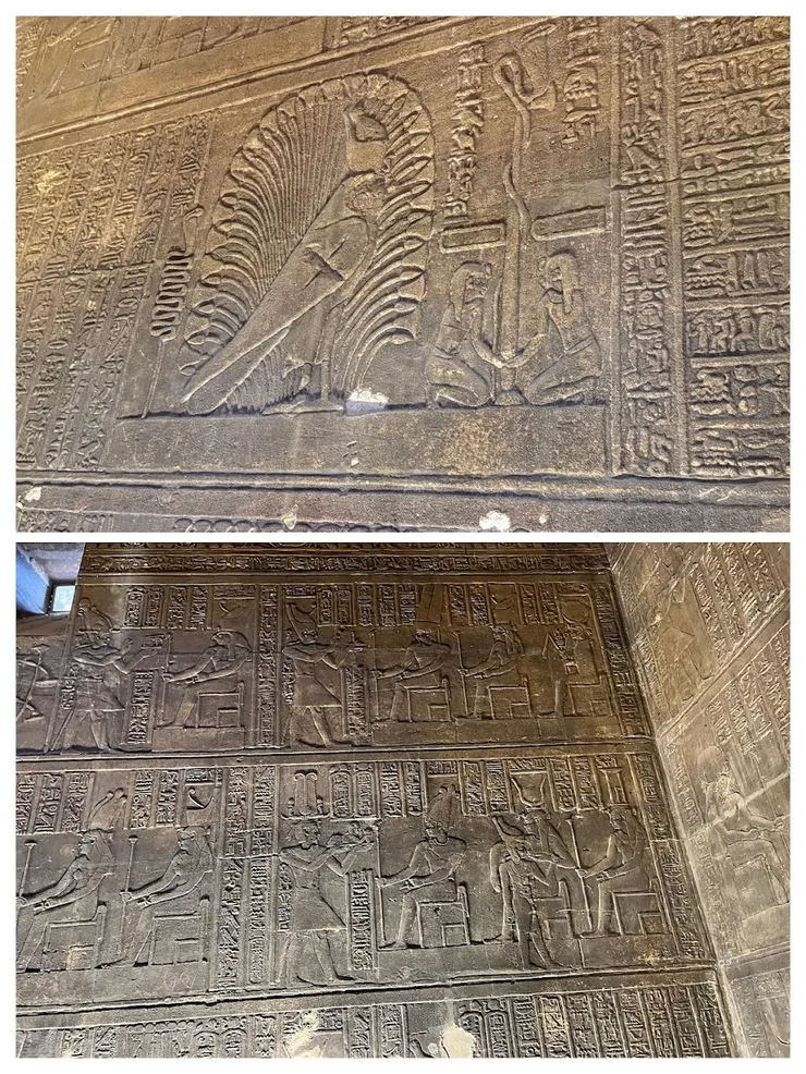 菲萊神廟裡的象形文字， 被認為是全埃及雕工最精緻的。