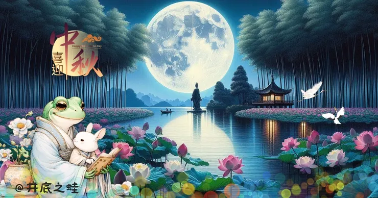 斜月沉沉藏海霧,碣石瀟湘無限路。不知乘月幾人歸,落月搖情滿江樹。