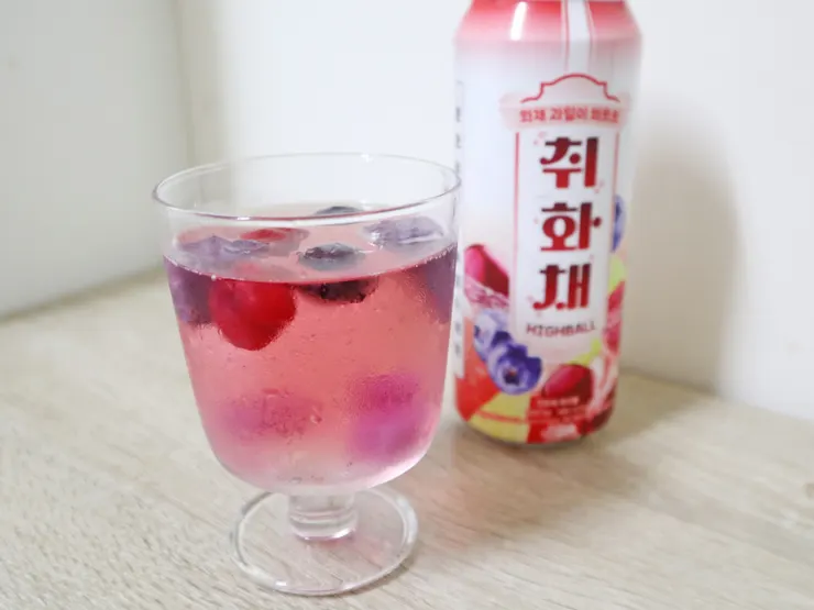 韓國綜合水果椰果 Highball 。