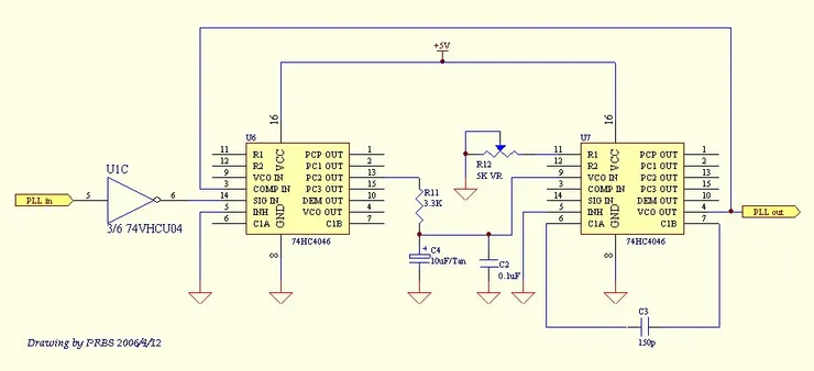 這是 PLL 模組的電路圖