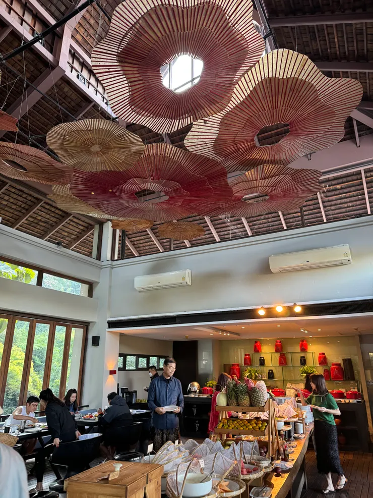 舒適的自助早餐,吃完飽全天