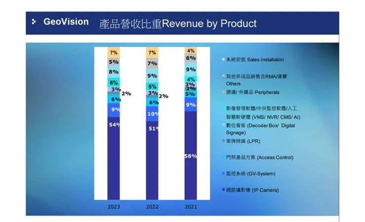 產品營收概況。資料來源:奇偶113年法說會簡報內容。