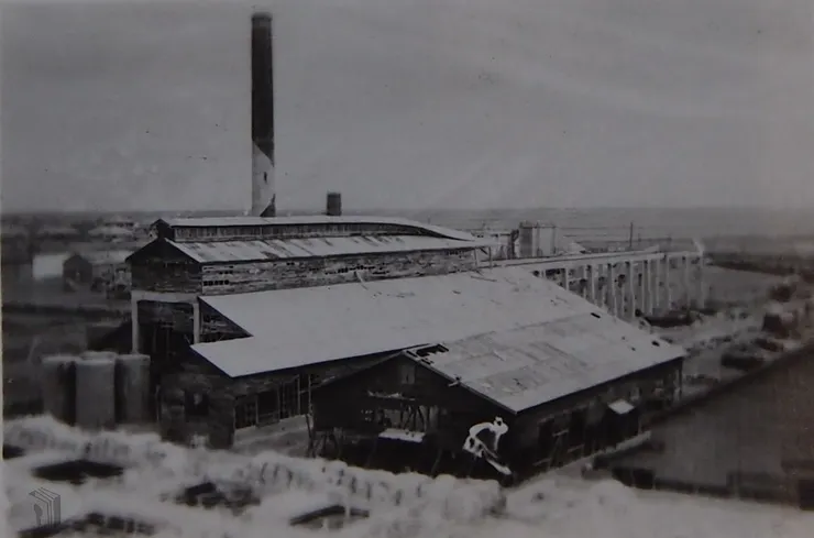圖4 鐘淵曹達株式會社臺南工場 案名：Kanegafuchi Soda Plant at Tainan 臺南鐘淵曹達 檔號：0034/0001/054 來源機關：美國國家檔案暨文件署（複製品） 管有機關：國家發展委員會檔案管理局