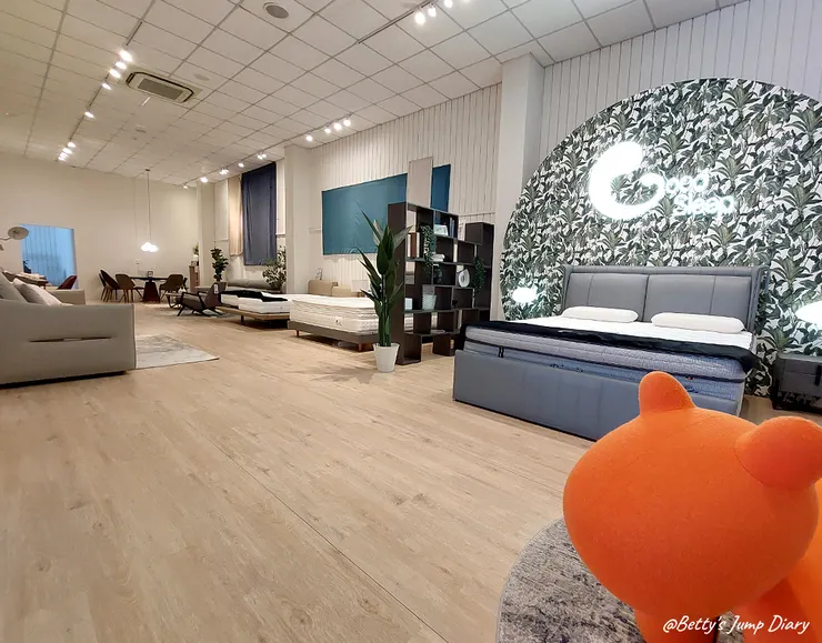 ▲好睡王竹北旗艦店/圖片來源:Betty's Jump Diary