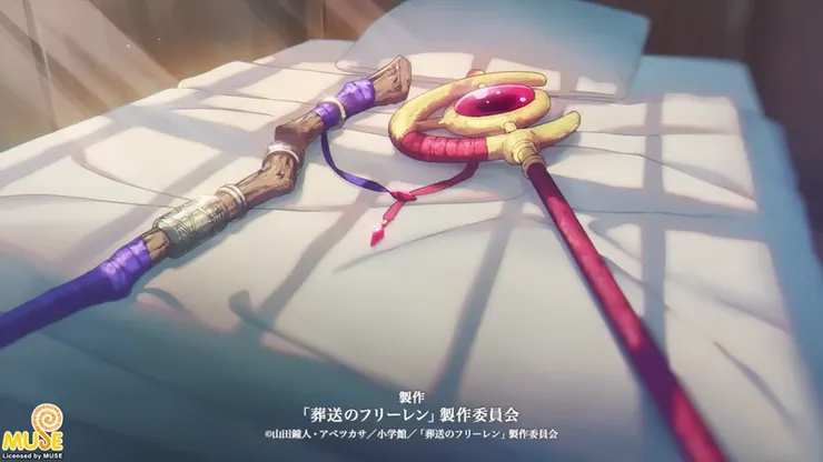 這什麼意思……魔杖可以立在窗邊，可以放在草地上，可以放在營火旁，啊這樣是什麼意思????嗯???而且飾帶還給我交疊!這像話嗎?!而且我說妳怎麼可以在妳師傅上面!!!哈?