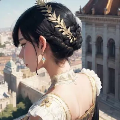 在巡視莊園的新新校長。（MoonShot+新新的魔法指令）