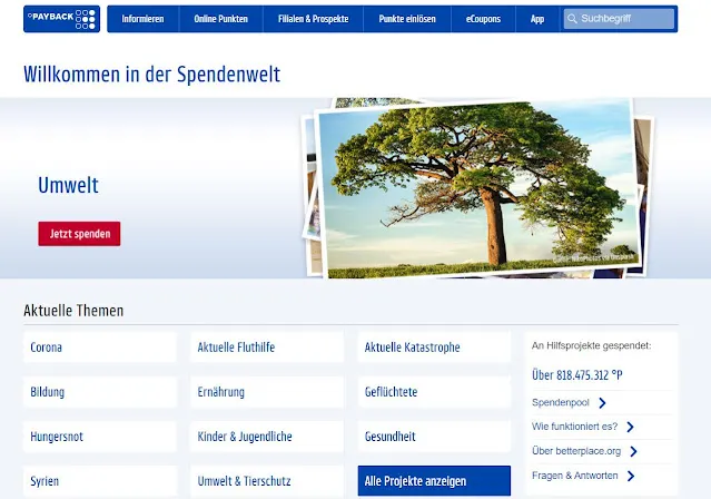 【德國生活】德國日常生活的好朋友 - Payback Karte 點數兌換教學 (現金回饋+捐贈)