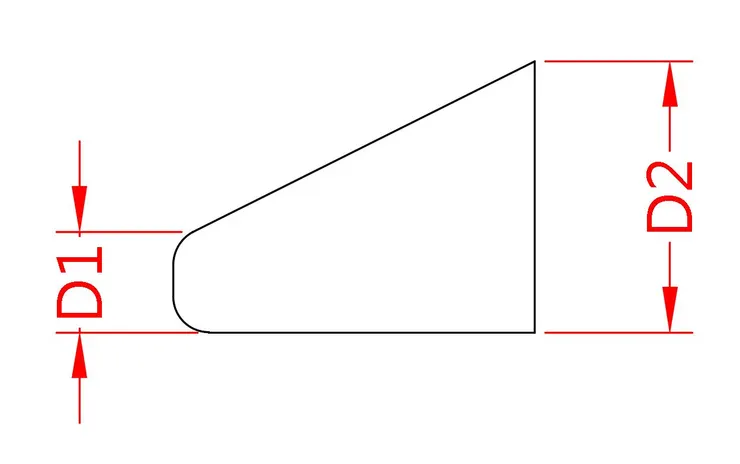 靴部深度尺寸定義