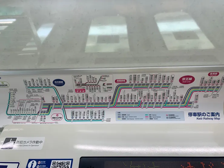 在車上拍的路線圖。