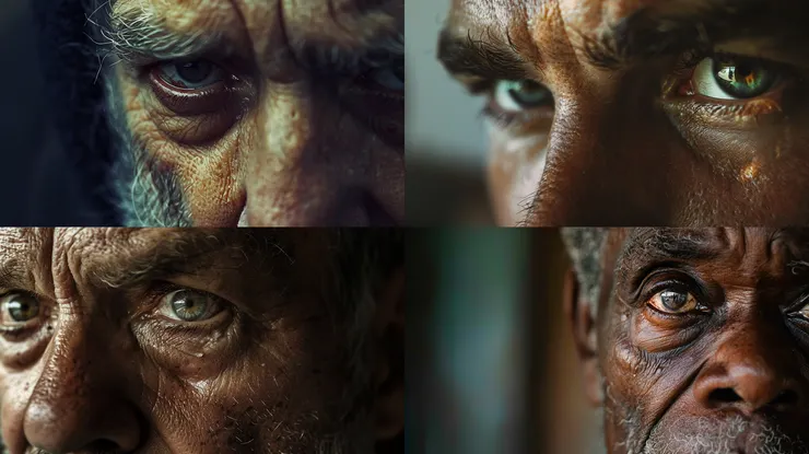 a man, closeup shot, --ar 16:9