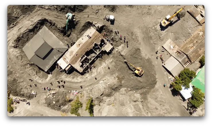 佛祖街46巷人機共業俯視圖