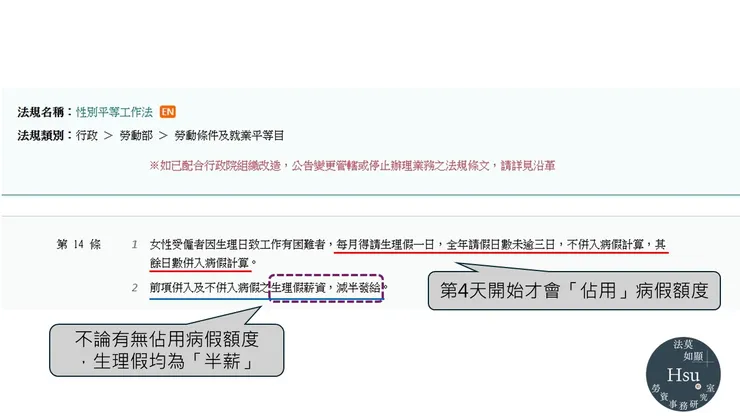 性別平等工作法第14條