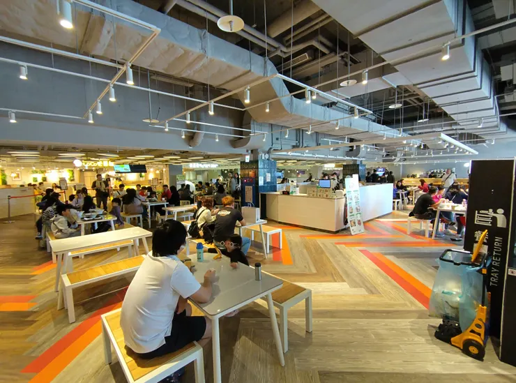 科教館B1用餐環境