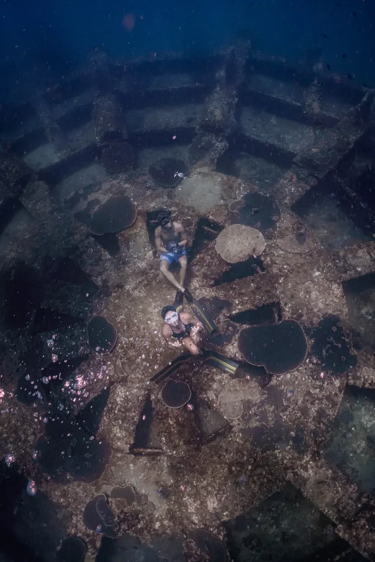 聖堂是北部人氣潛點，造型特別，生態豐富。Photo by 鯊福海洋工作室／@safe_freediving