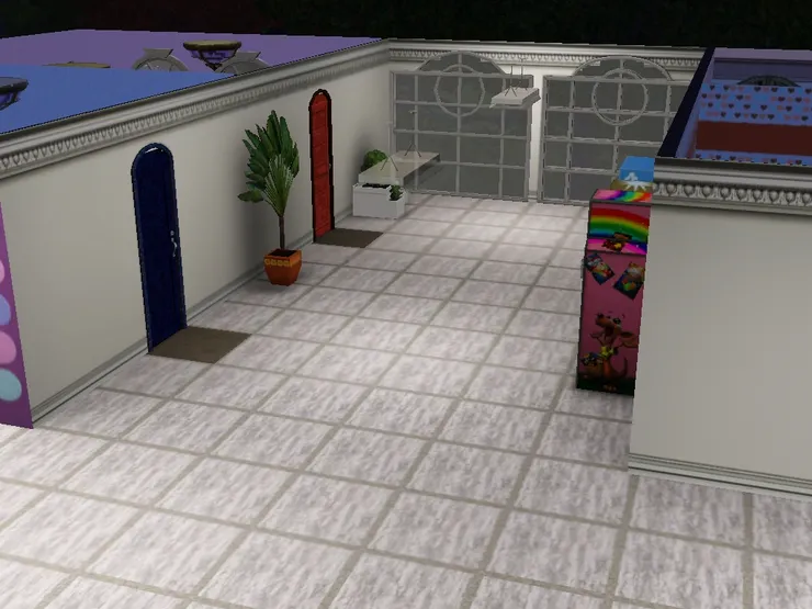 其實格局跟樓下一樣，現實也是這樣，只是這種沒書架，也空曠些。大家安心放小息吧。