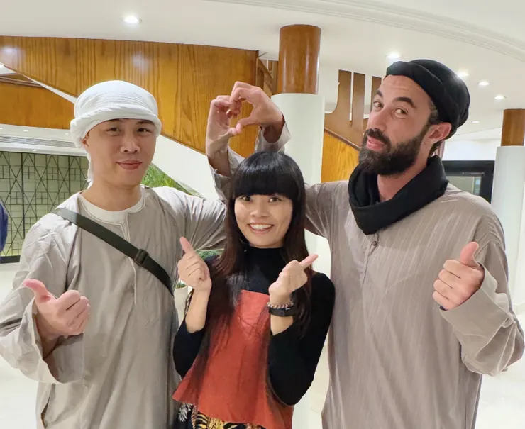 阿拉伯之夜ㄉ男裝示範 xD