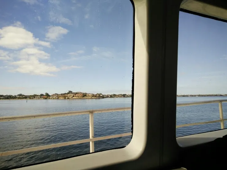 上層室內座位看出去的風景。