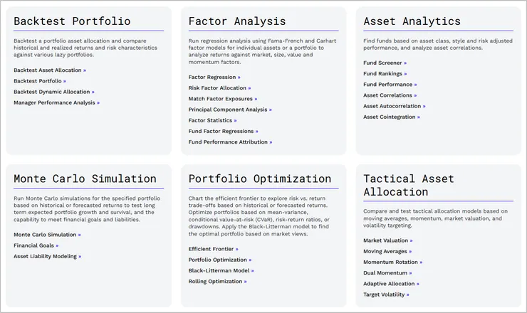 [分享] 投資組合分析工具 - Portfolio Visualizer。