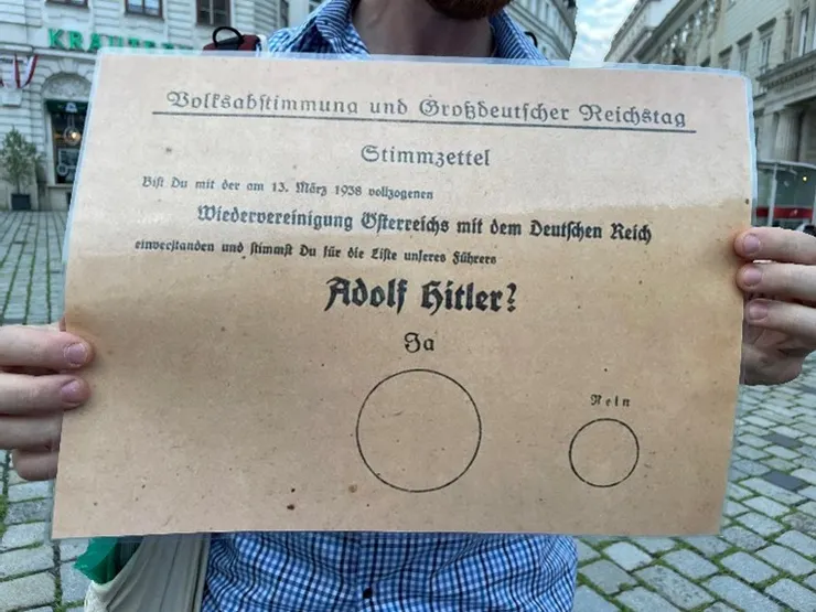 納粹選票示意圖