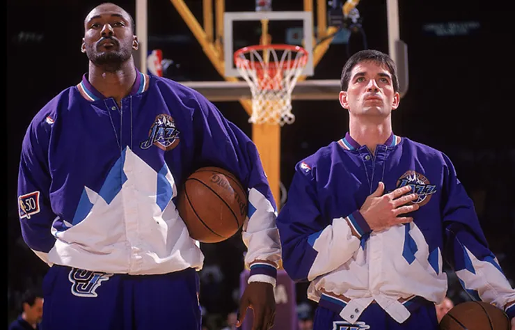 爵士雙子星-Karl Malone和John Stockton