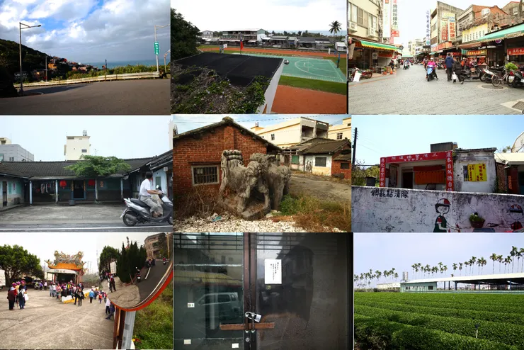 每每須要繞到屋後，從遠處鳥瞰，要不藏在樹叢、屋簷、隔板的背後，隱匿於鏡面，又或背景的深遠處。