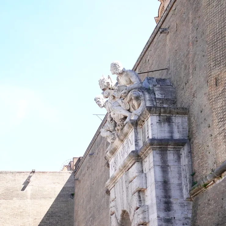 這是我此行踏入梵諦岡的「入口」。