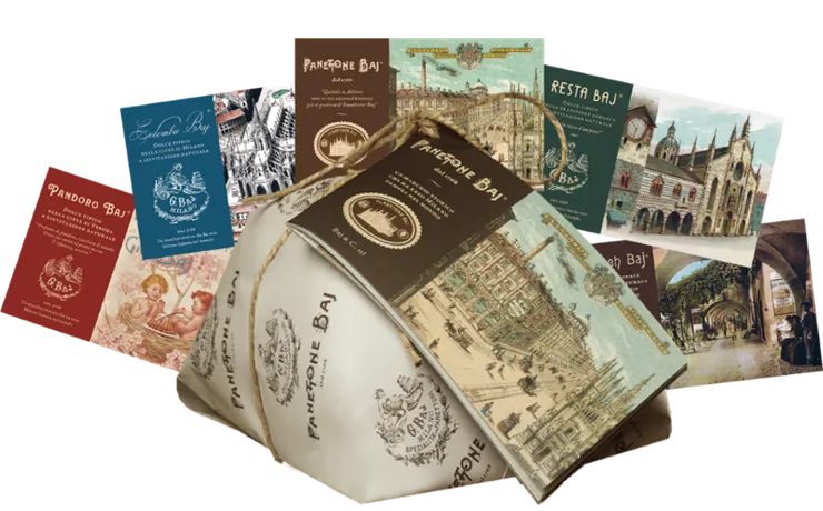 ▲BAJ包裝復刻印花品牌標章、並附上品牌歷史手冊，呈現濃厚的歐洲耶誕氛圍。