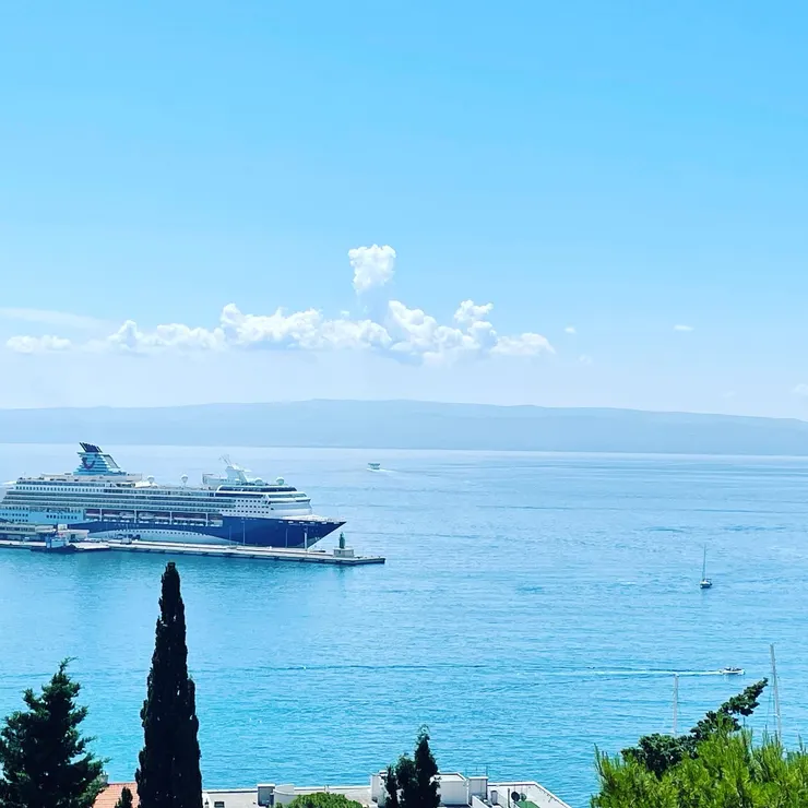 Vrh Telegrin處俯瞰風景