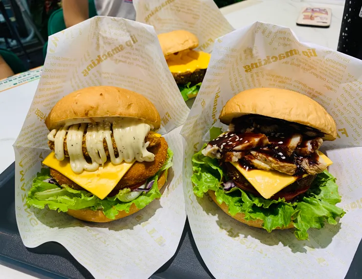 松露海洋堡＋菇菇墜地照燒堡